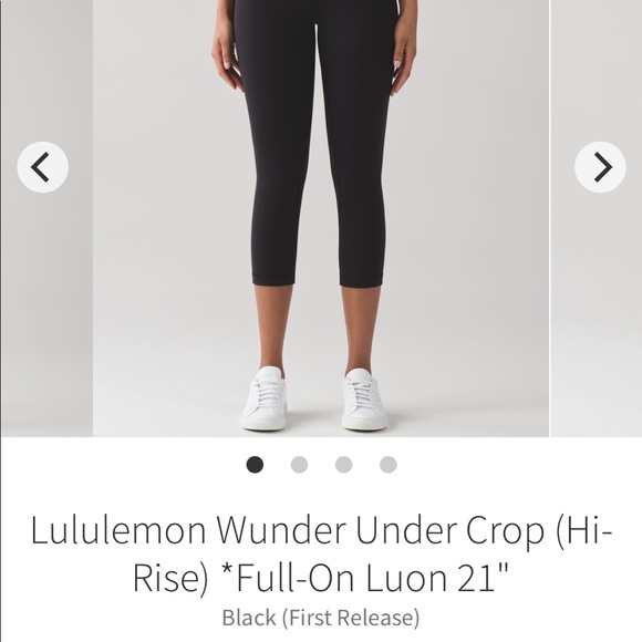 Lululemon wunder under crop 21” - Picture 5 of 5